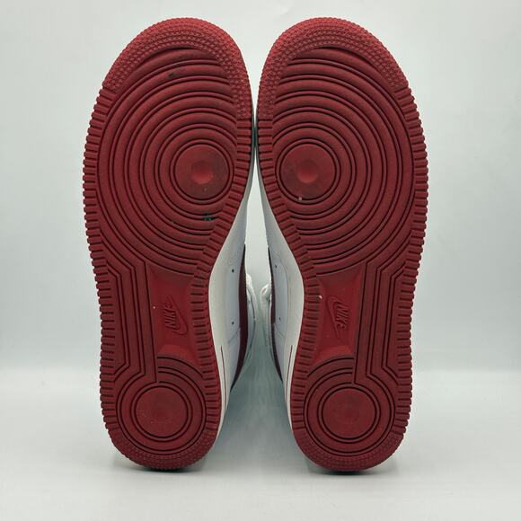 Nike Air Force 1 '07 High White Red Size 9 - Picture 8 of 16